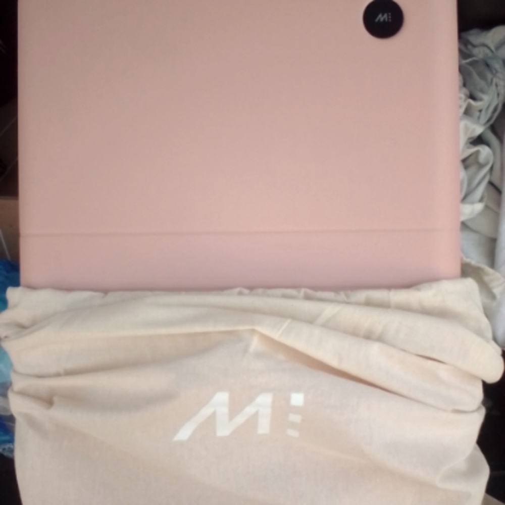 Large+MEDIUM size MONOS LUGGAGE SET   ROSE QUARTZ